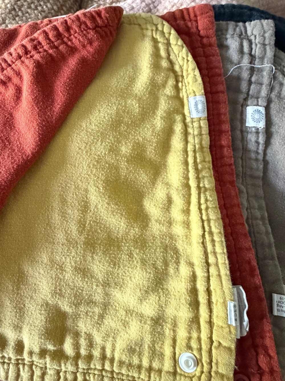6-organic cotton infinity & square bibs “Indi” by Kishu baby - Picture 8 of 11